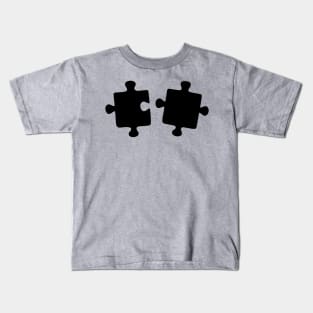 Puzzled - Classic Black & White Puzzles Kids T-Shirt